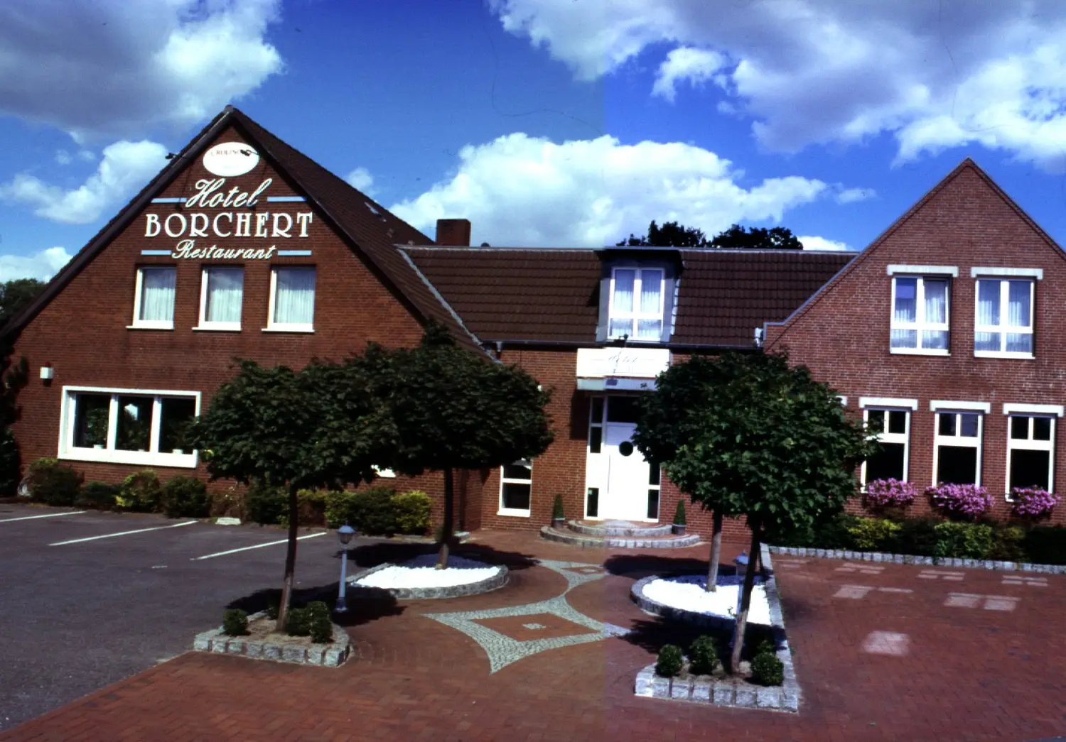 Hoteleingang Hotel Borchert